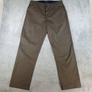 Evan kinori Chino Pants Mens 34 Brown Straight Cotton